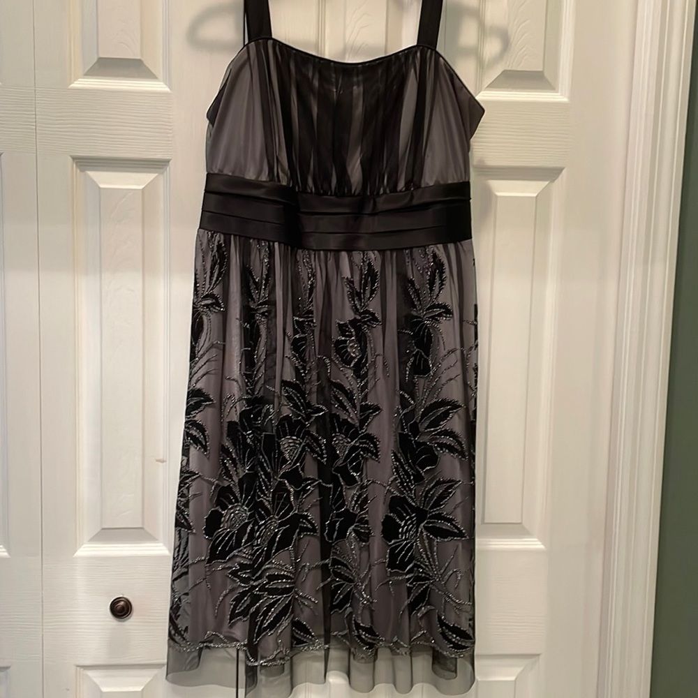 Black and Silver Dress